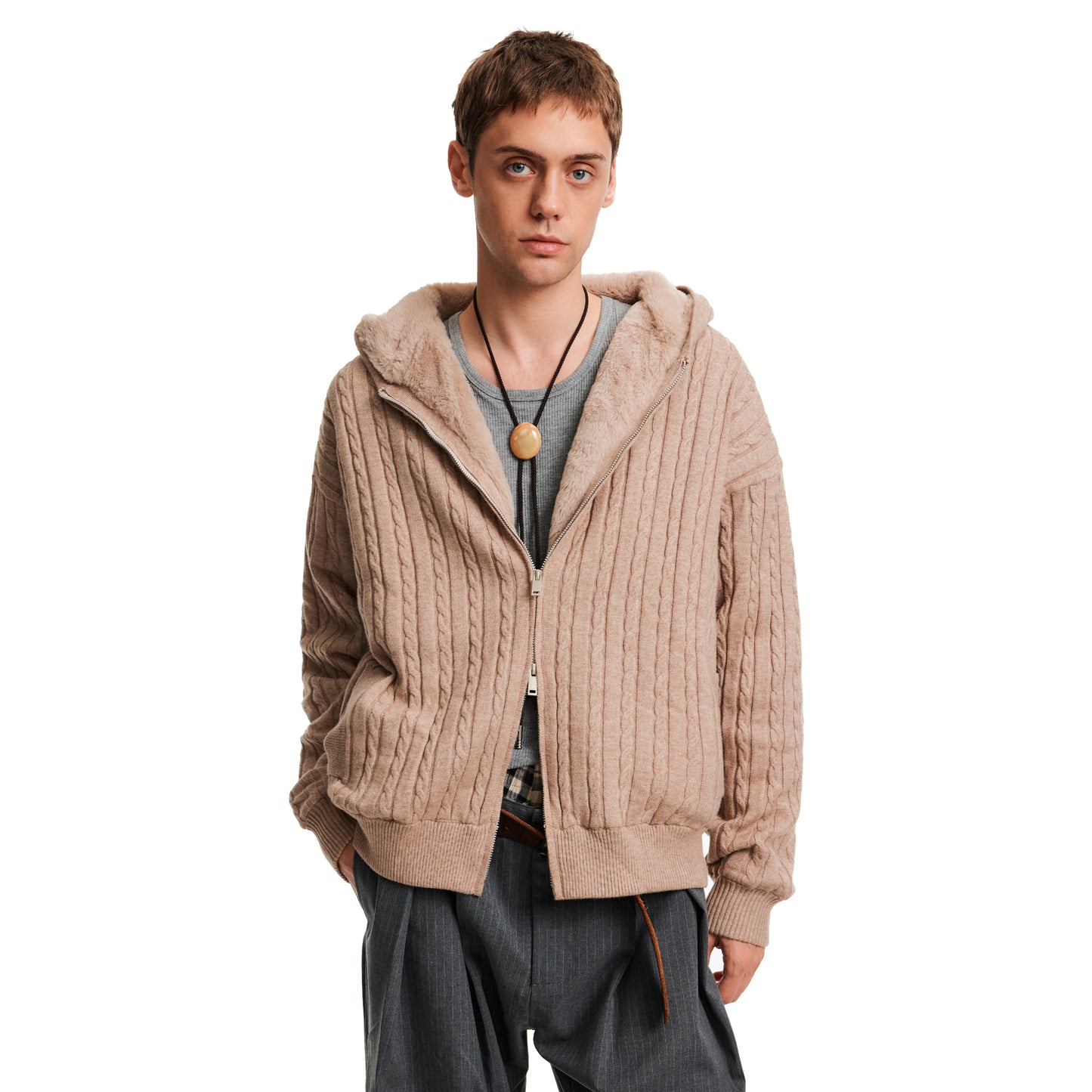 MADWITCH TWIST SHEAR COAT #MF3395