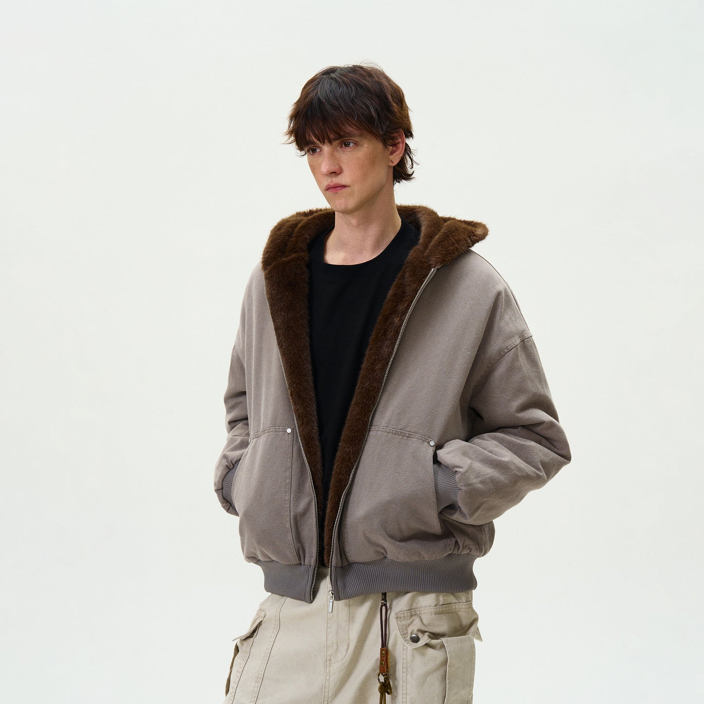 MADWITCH VINTAGE FLEECE LINED JACKET #SD06