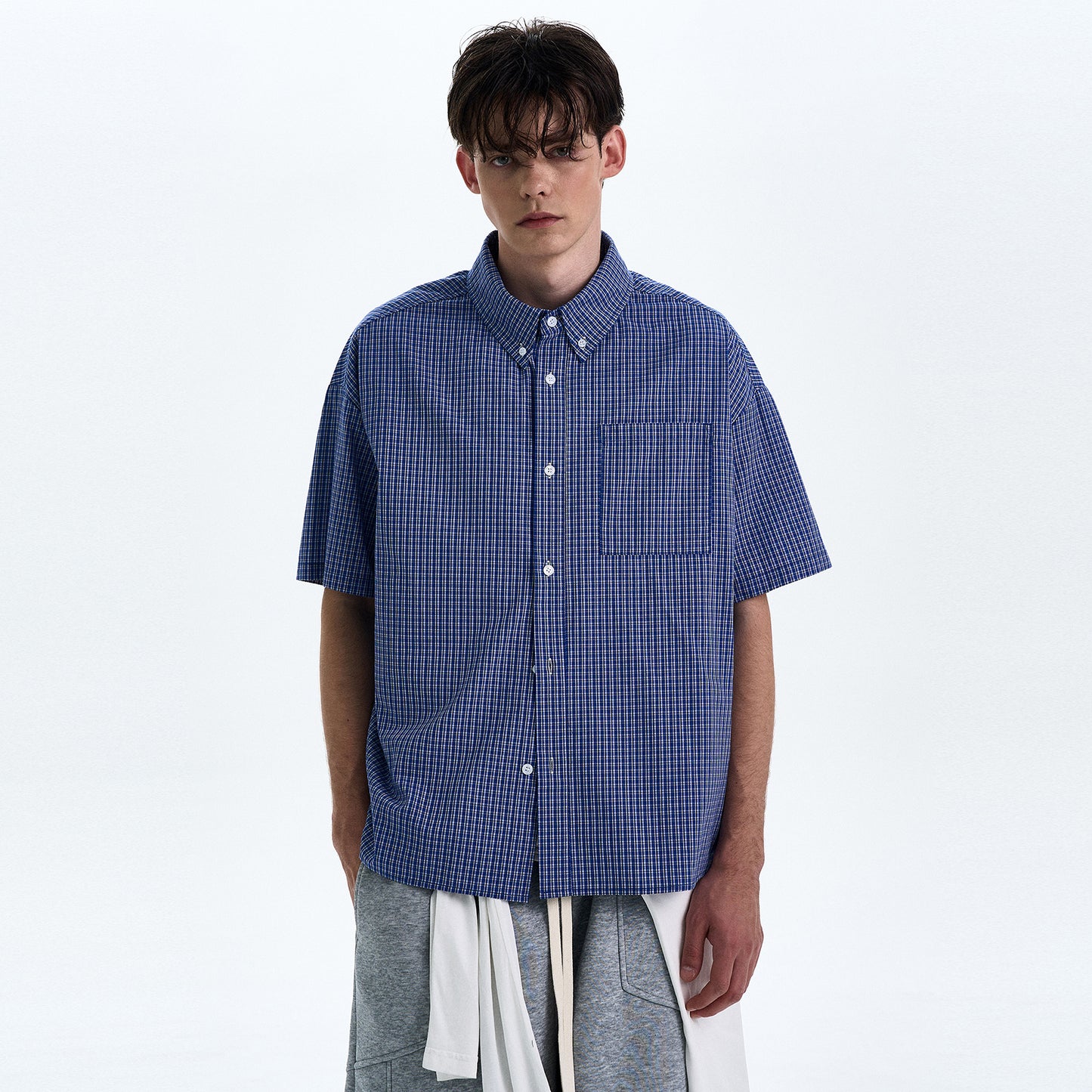 MADWITCH PREPPY PLAID SHIRT #CR216