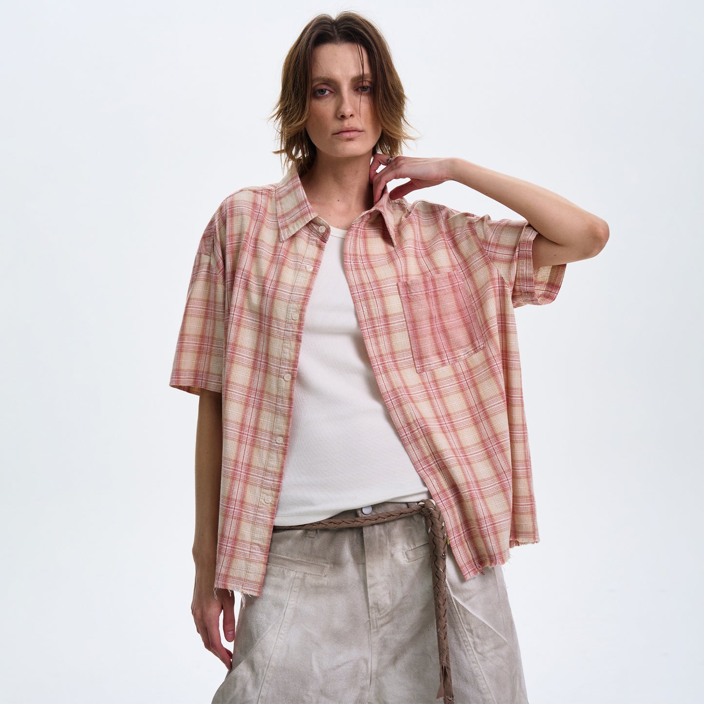 MADWITCH VINTAGE SHORT-SLEEVE SHIRT #C007