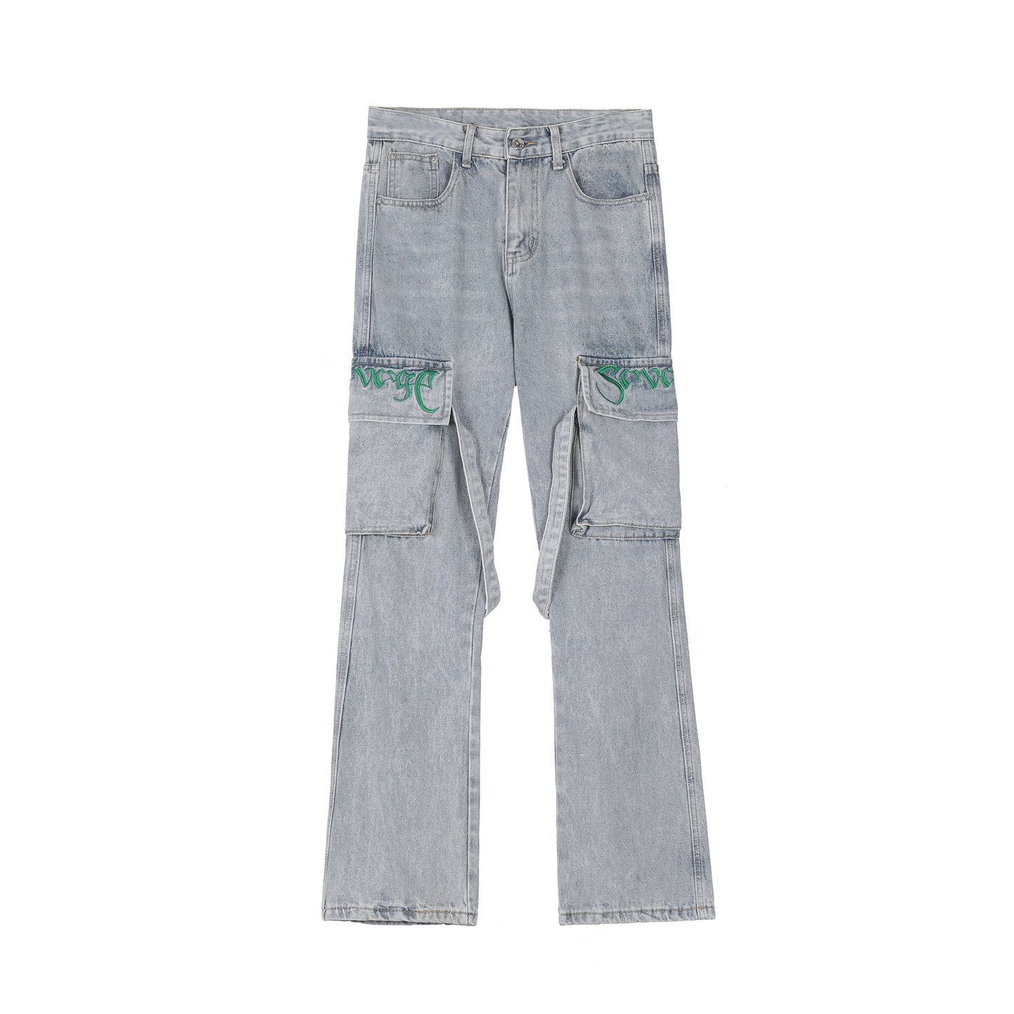 MADWITCH MULTI-POCKET WIDE SWEATPANTS #C930