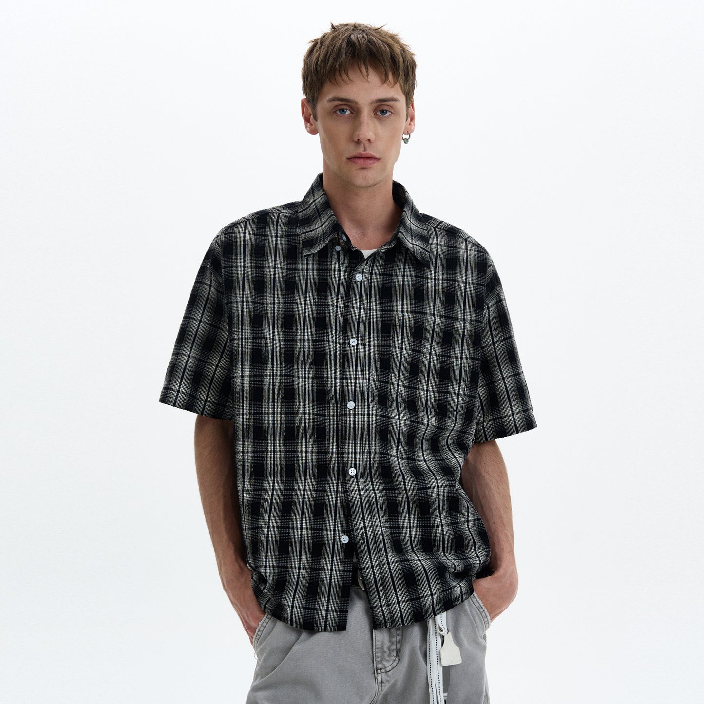 MADWITCH VINTAGE CHECK SHIRT #CR226