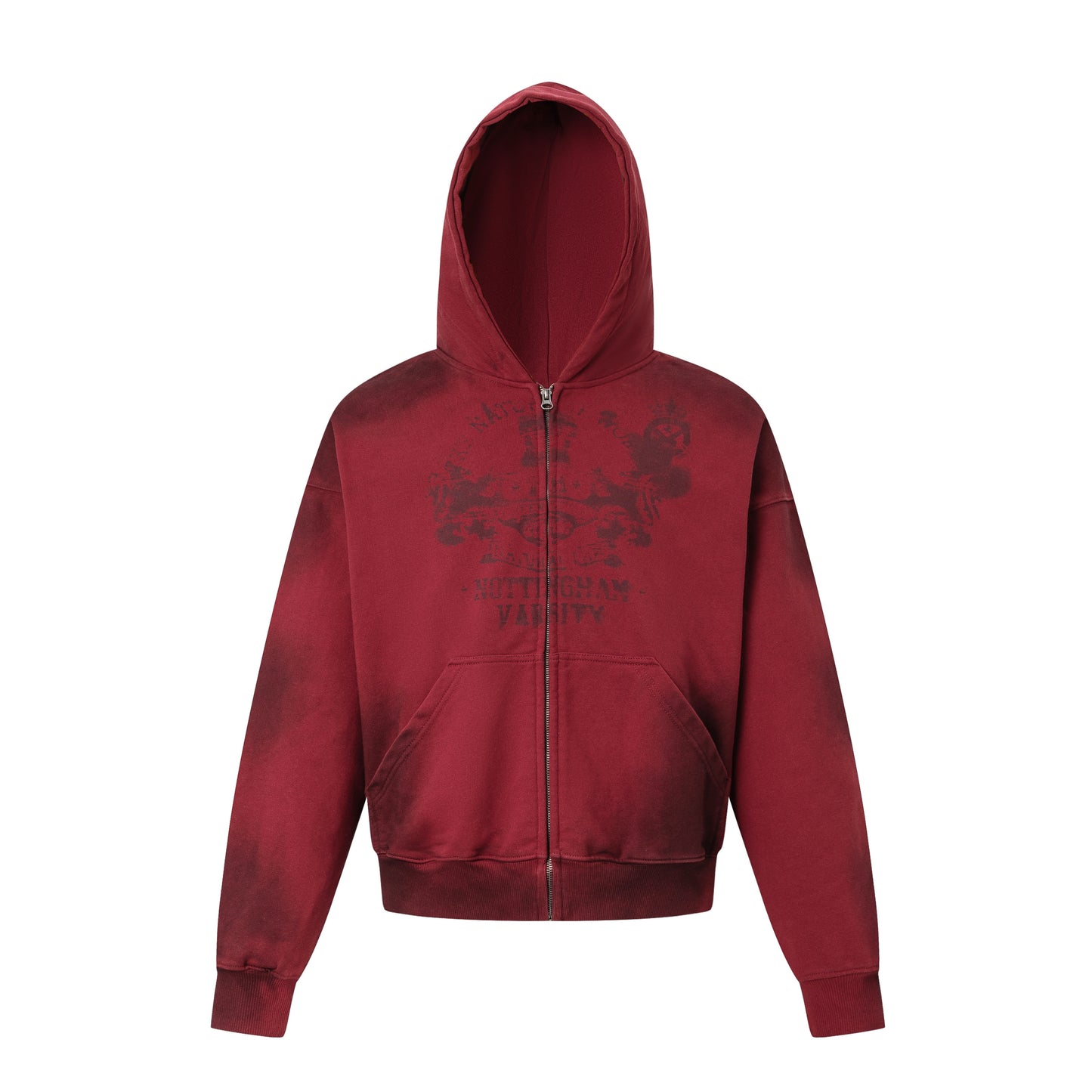 MADWITCH GRUNGE ZIP HOOD #27413