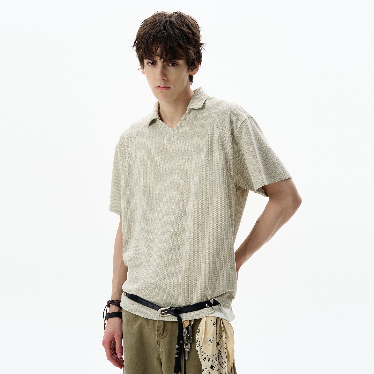 MADWITCH SOFT KNIT TEE #180825