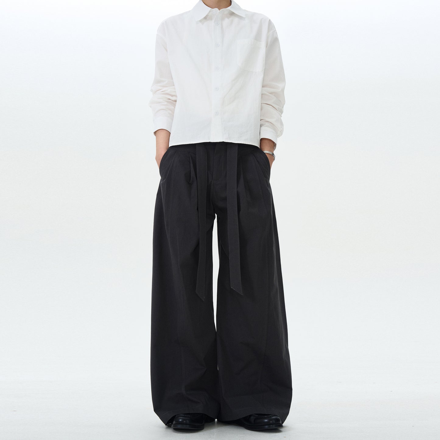MADWITCH MINIMALIST DRAWSTRING CASUAL PANTS #RK176