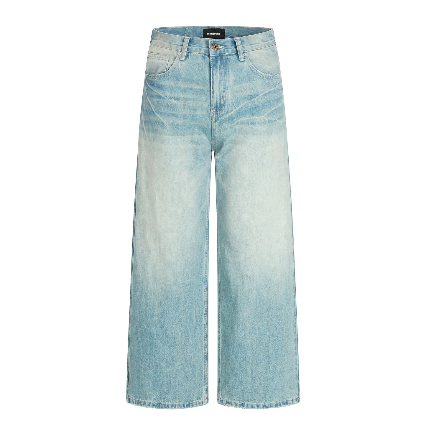 MADWITCH DISTRESSED WASHED STRAIGHT JEANS #CK9697