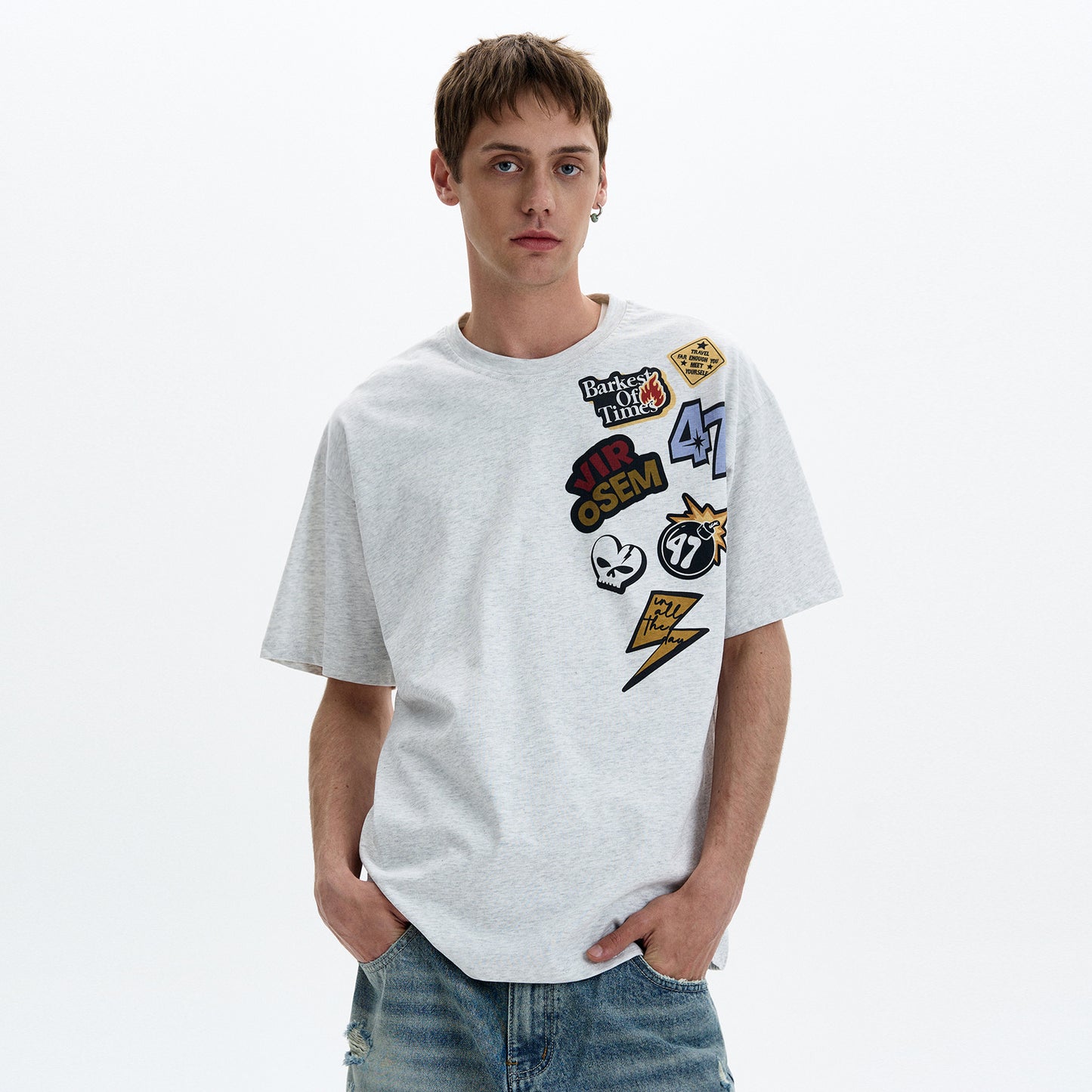 MADWITCH STREETWEAR CASUAL TEE #8769