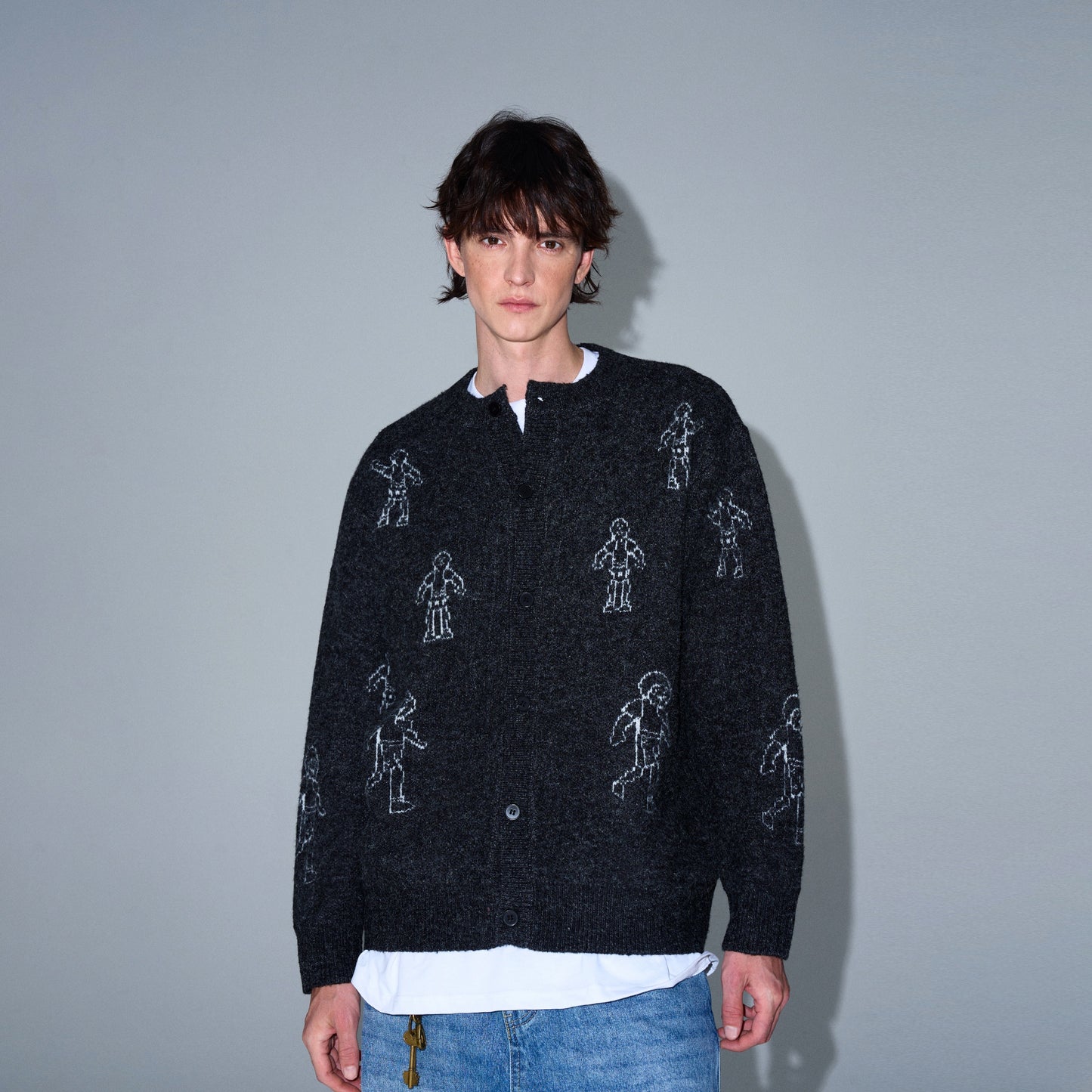 MADWITCH CASUAL KNITTED CARDIGAN SWEATER #9872