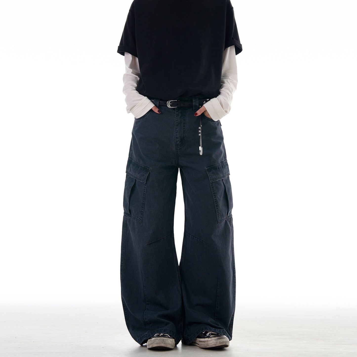 MADWITCH BAGGY VINTAGE CARGO PANTS #A605