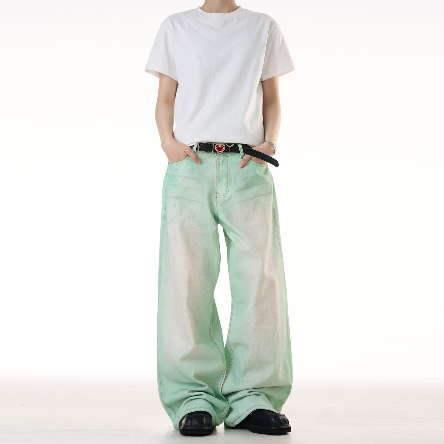MADWITCH WASHED GRADIENT JEANS #CK9582