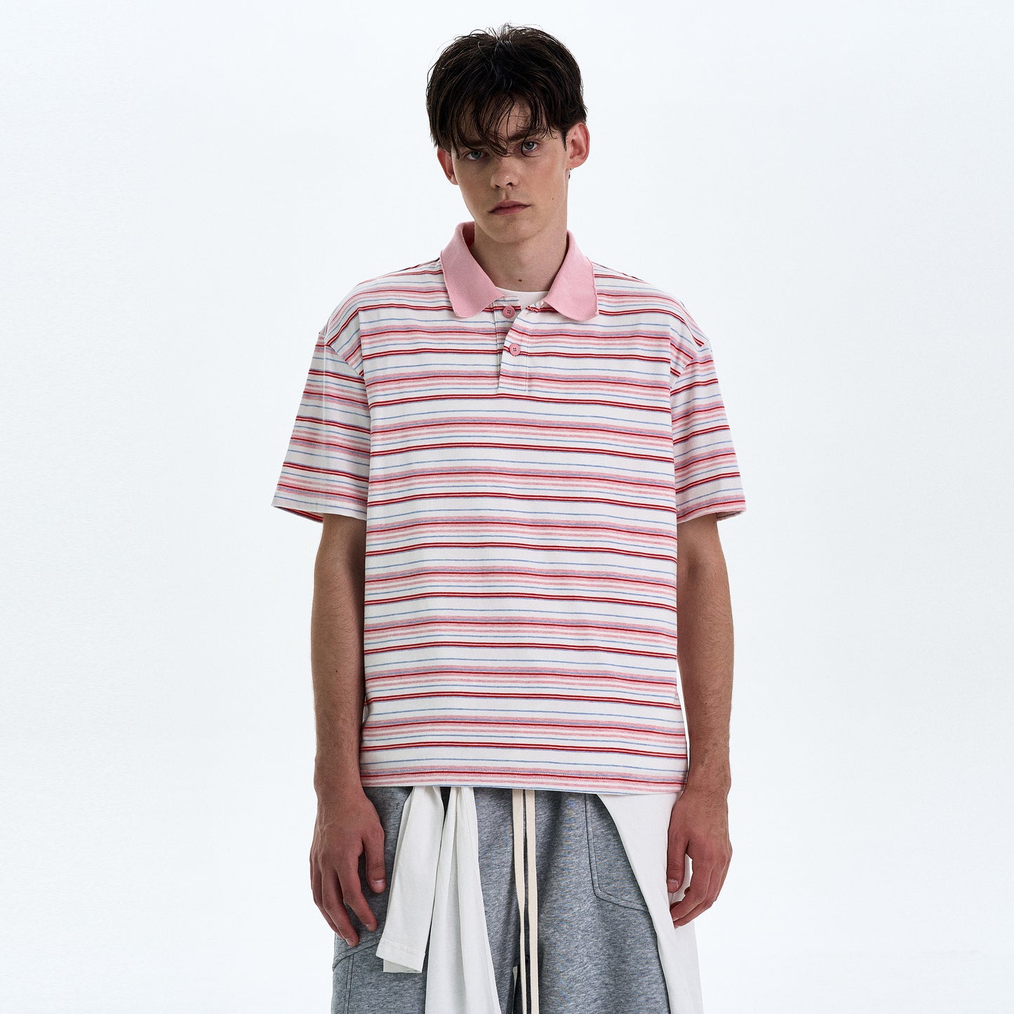 MADWITCH COLORBLOCK POLO SHIRT #C036