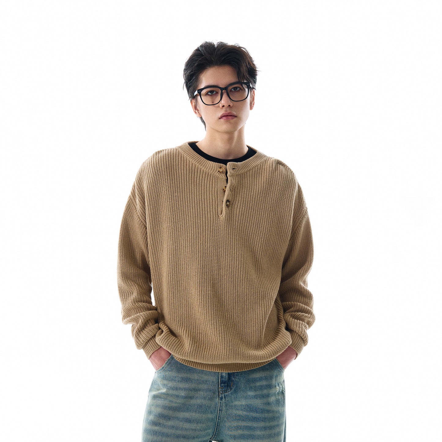 MADWITCH LOOSE KNIT SWEATER #MFY213