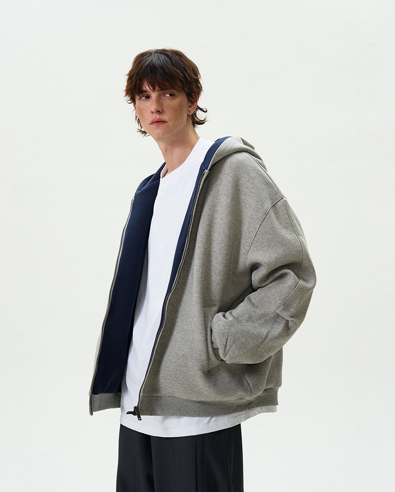 MADWITCH COLOR-BLOCK HOODED SWEATSHIRT #L582