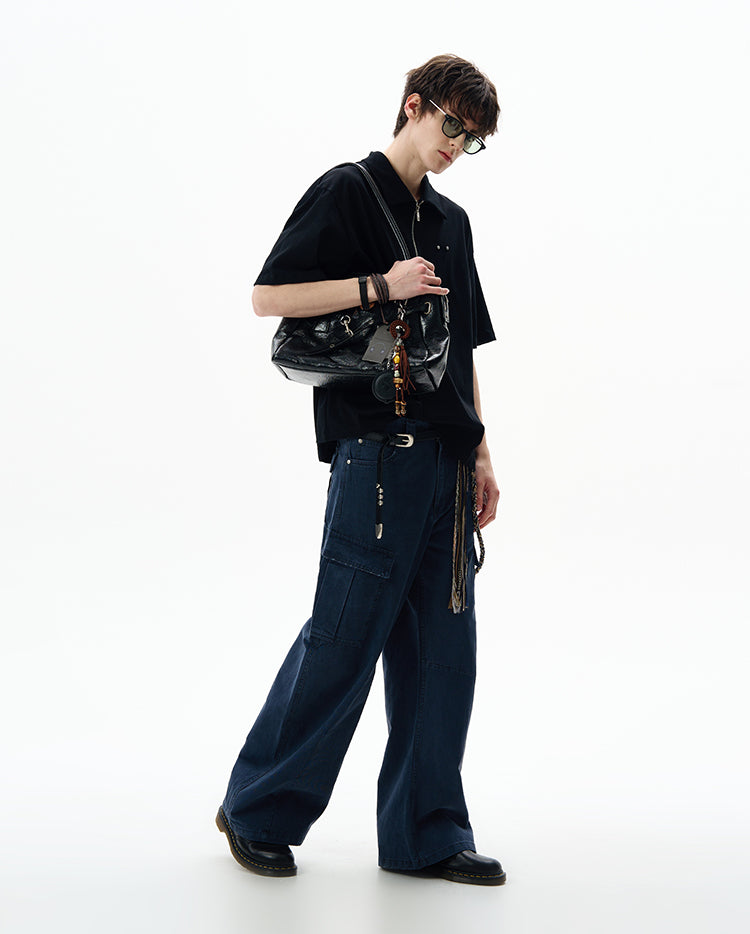 MADWITCH ZIPPED POLO TSHIRT #6977