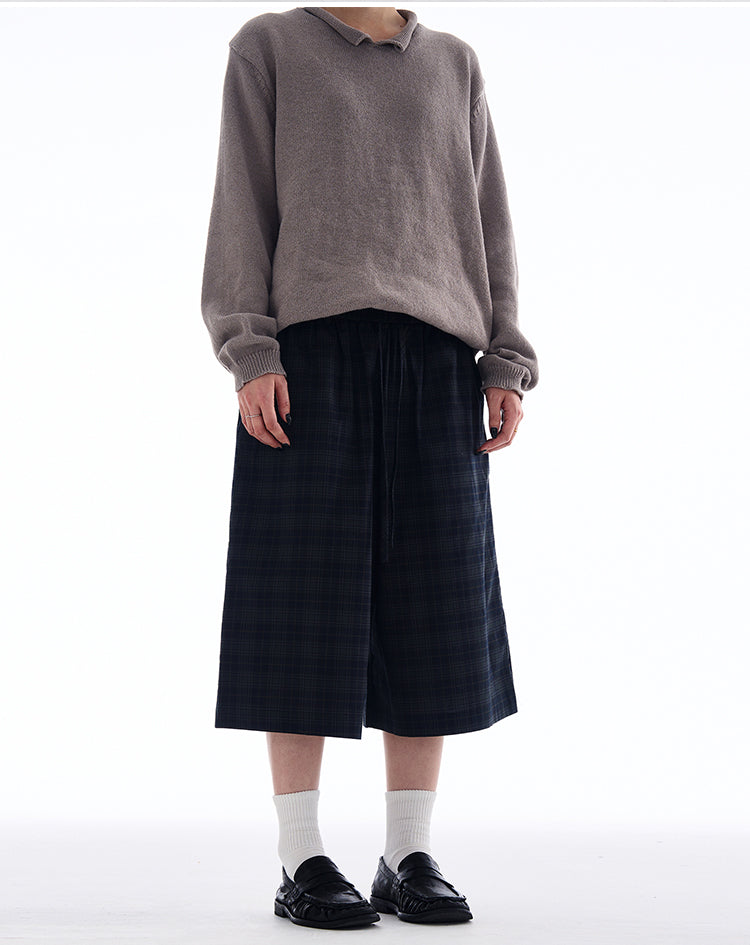 MADWITCH NEUTRAL VINTAGE CROPPED PANTS #L486
