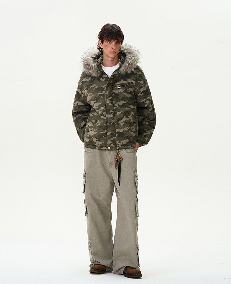 MADWITCH CAMO WORKWEAR COTTON JACKET #MY116
