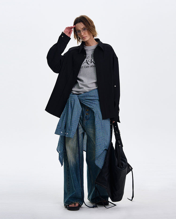MADWITCH LOOSE-FIT SHIRT JACKET #880196