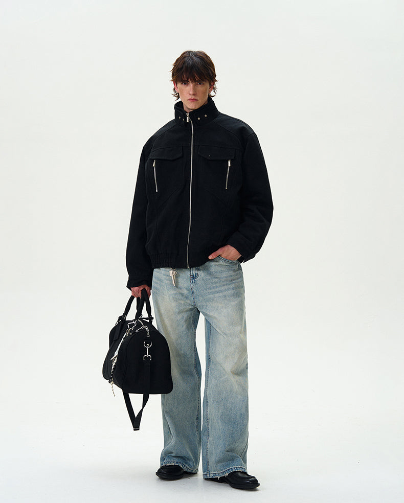 MADWITCH FLEECE-LINED UTILITY JACKET #880062