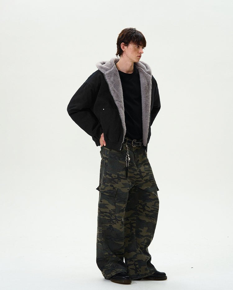 MADWITCH FLEECE-LINED WARM PADDED TOP #SD06