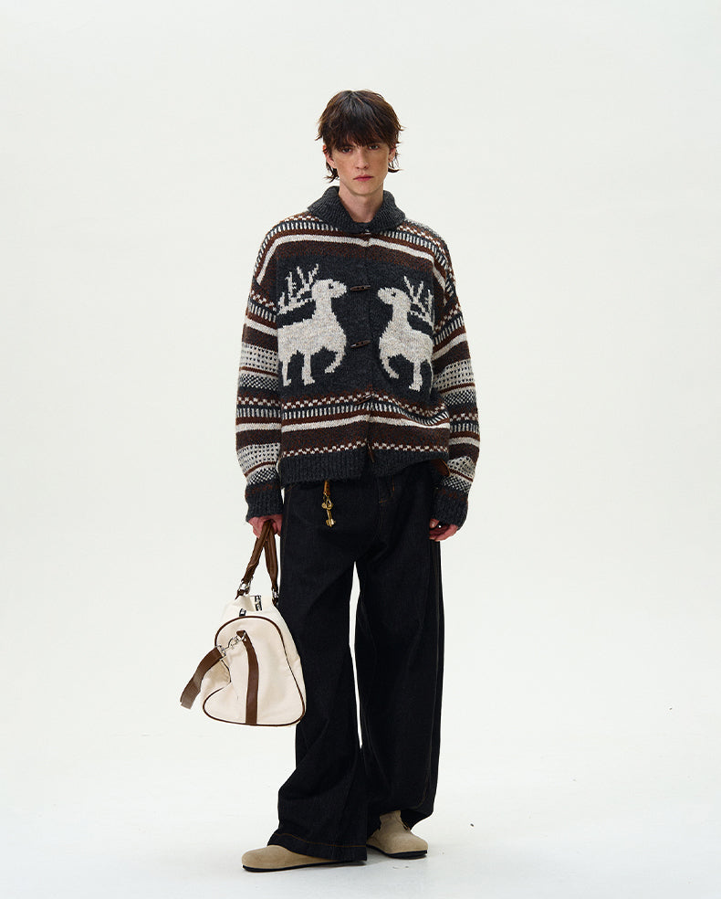 MADWITCH FAIR ISLE KNITTED SWEATER #72317