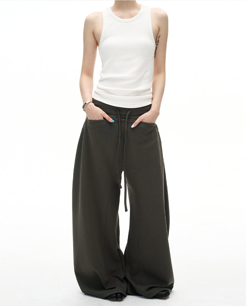 MADWITCH VINTAGE CURVED PATCH SWEATPANTS #C928