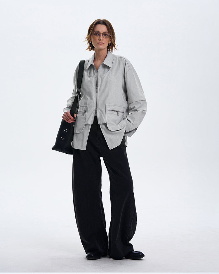 MADWITCH DECONSTRUCTED DESIGN JACKET #W218
