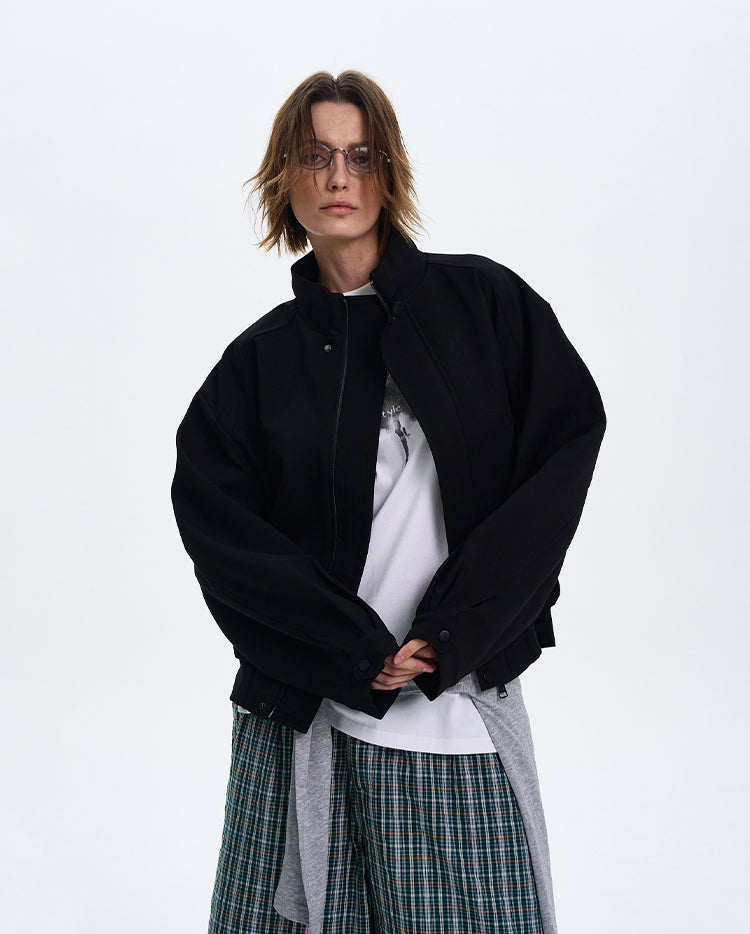 MADWITCH LOOSE STAND COLLAR JACKET #246006