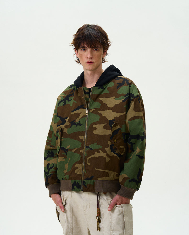 MADWITCH CAMO HOODED JACKET #L417