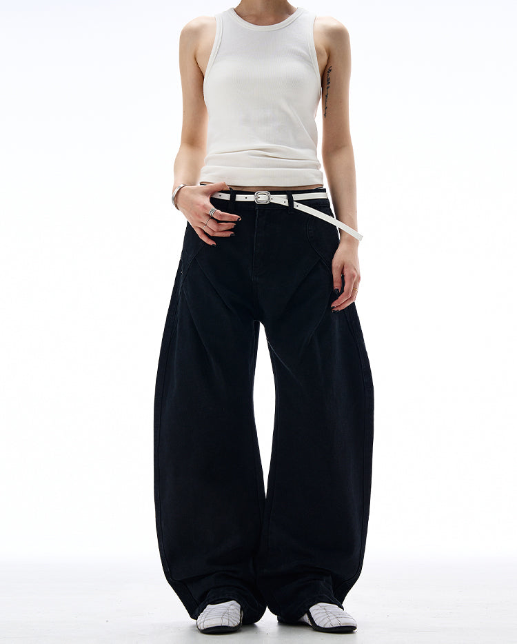 MADWITCH CLEANFIT PLEATED CARGO PANTS #AB1027