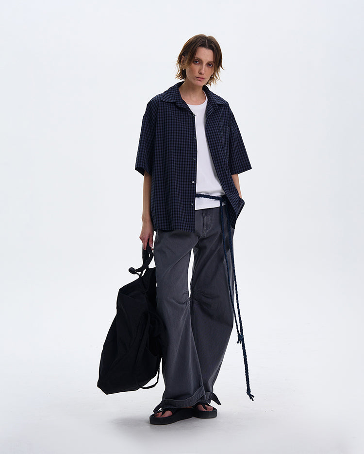 MADWITCH CHECKERED SHIRT JACKET #L817