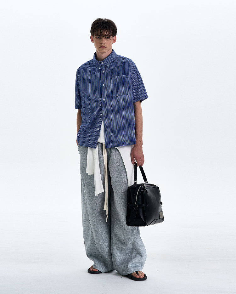 MADWITCH PREPPY PLAID SHIRT #CR216