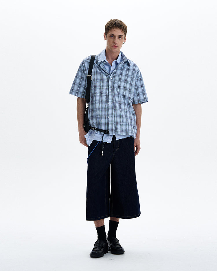 MADWITCH VINTAGE CHECK SHIRT #CR226