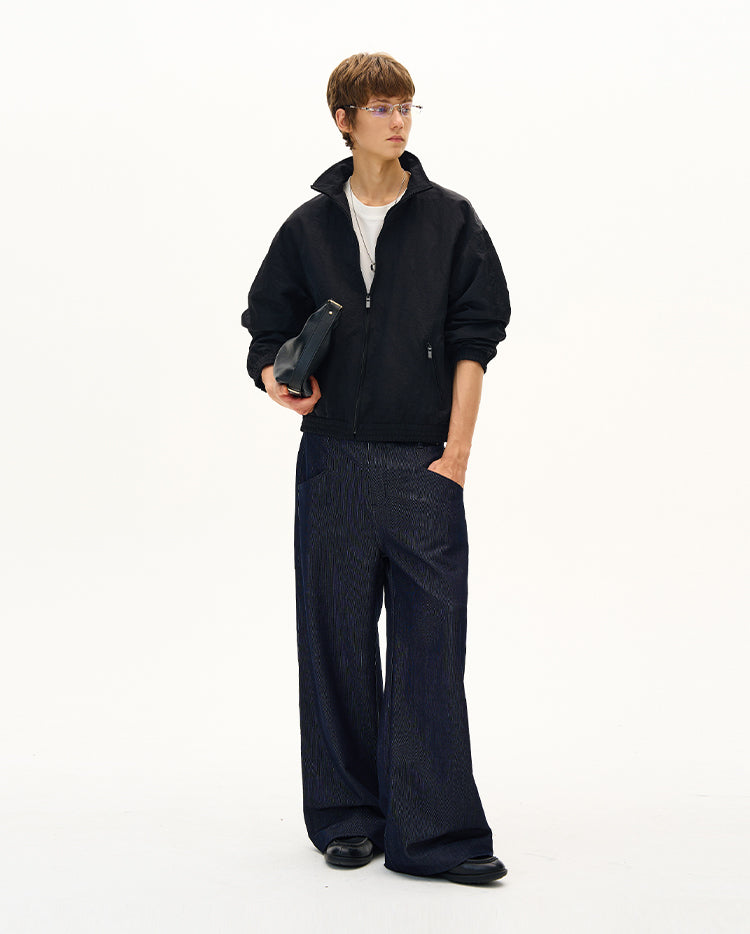 MADWITCH UNISEX ELEVATED STAND COLLAR JACKET #0254