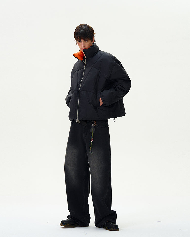 MADWITCH STAND COLLAR WARM PADDED JACKET #MY8895