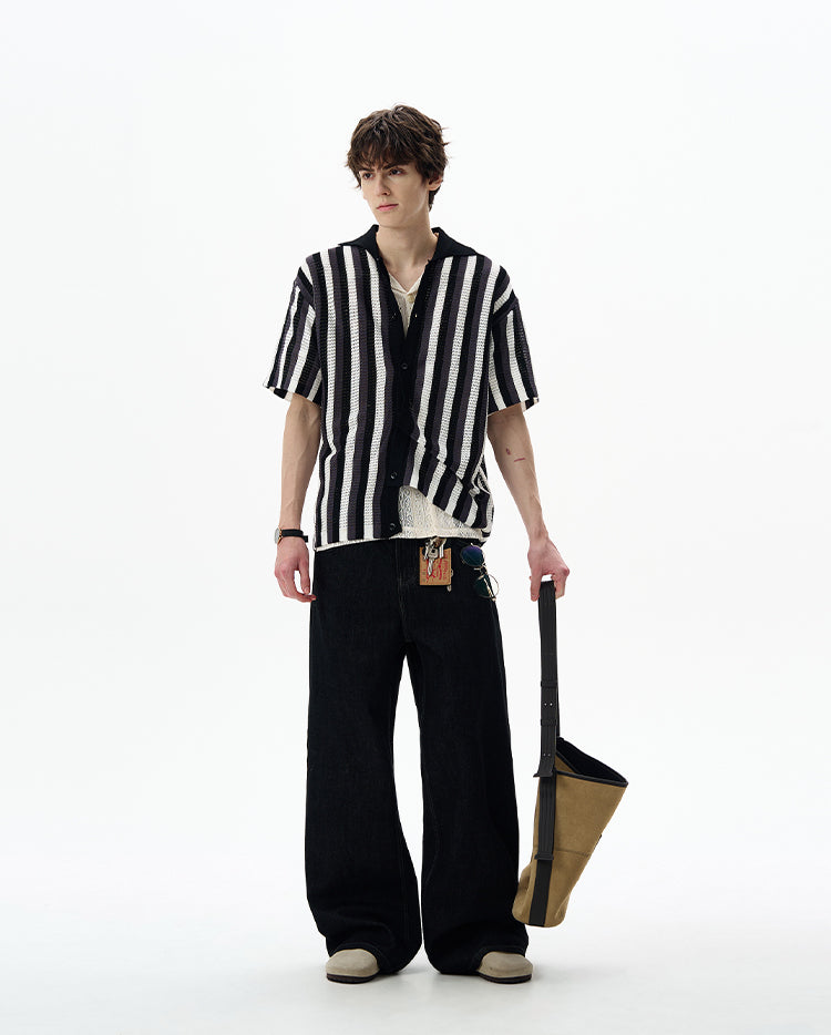 MADWITCH CROCHET KNIT TSHIRT #MFY222