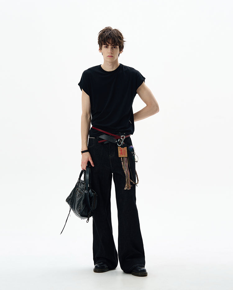 MADWITCH WING-SLEEVE STRUCTURED TEE #27342