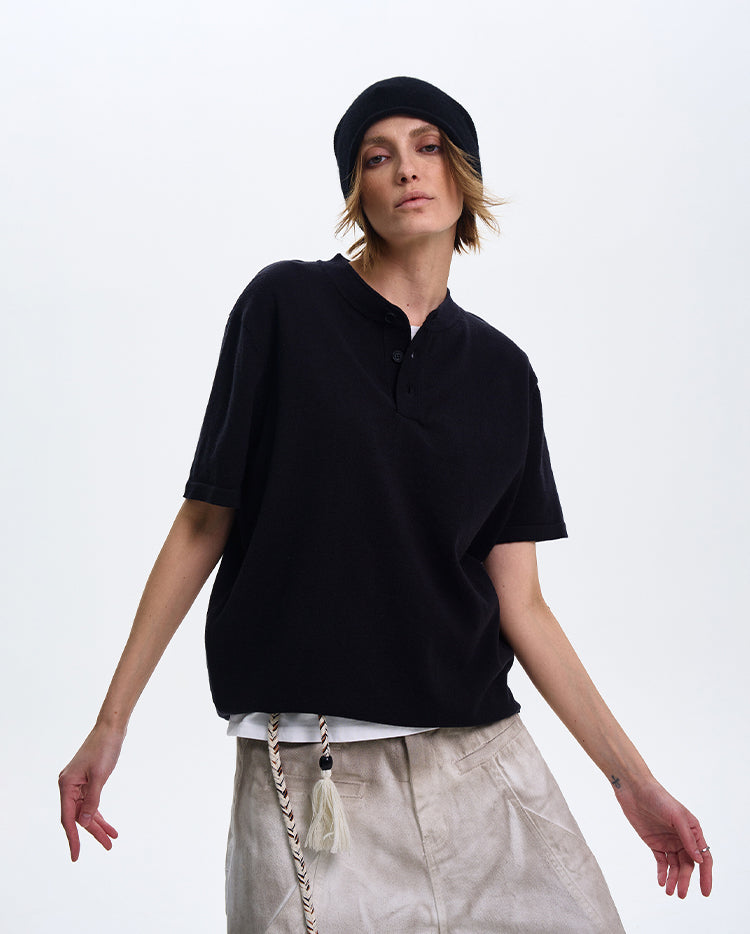 MADWITCH KNITTED SHORT SLEEVE #240271