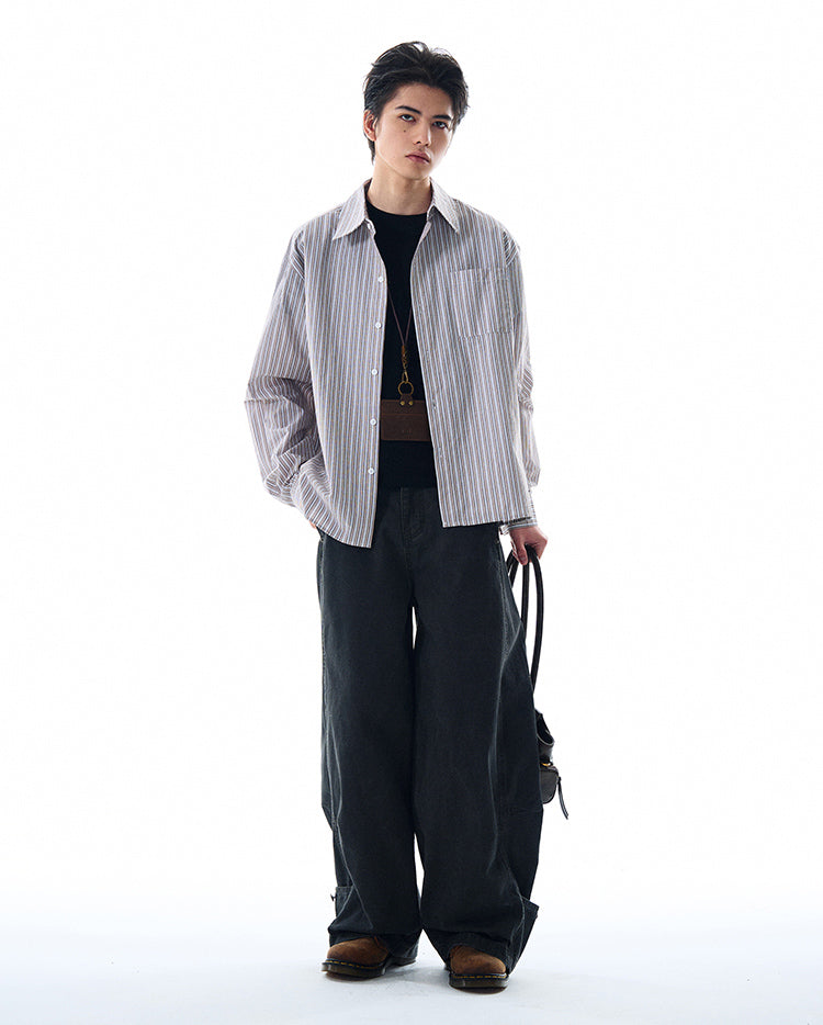 MADWITCH CLEANFIT STRIPED SHIRT #RC158