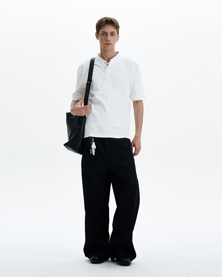 MADWITCH HENLEY NECK SHORT SLEEVE #G1343