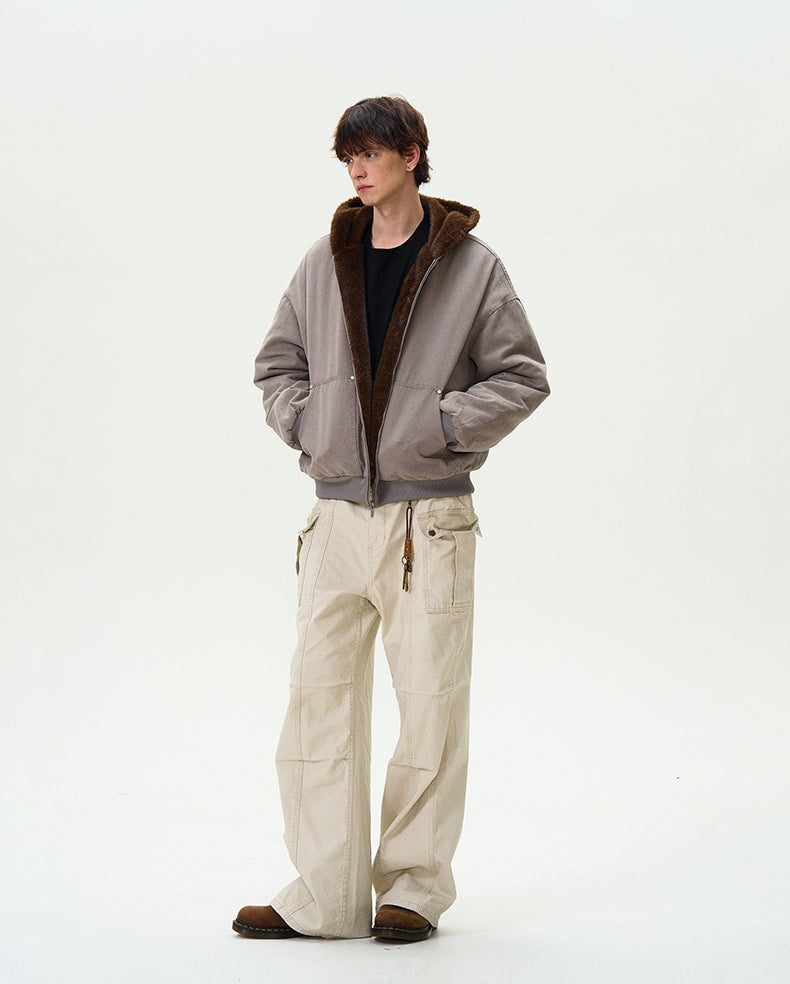 MADWITCH VINTAGE FLEECE LINED JACKET #SD06