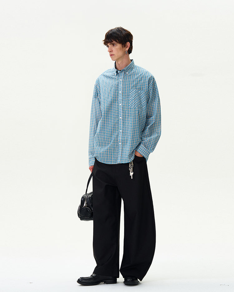 MADWITCH VINTAGE PLAID SHIRT #NR4269