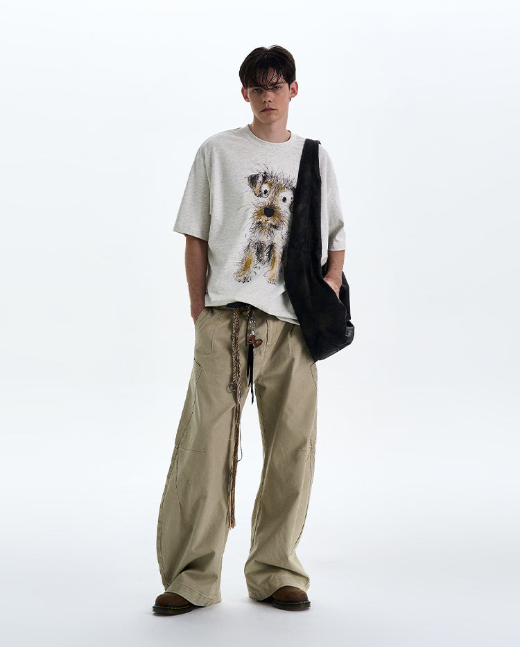 MADWITCH PUPPY PRINT TEE #990599
