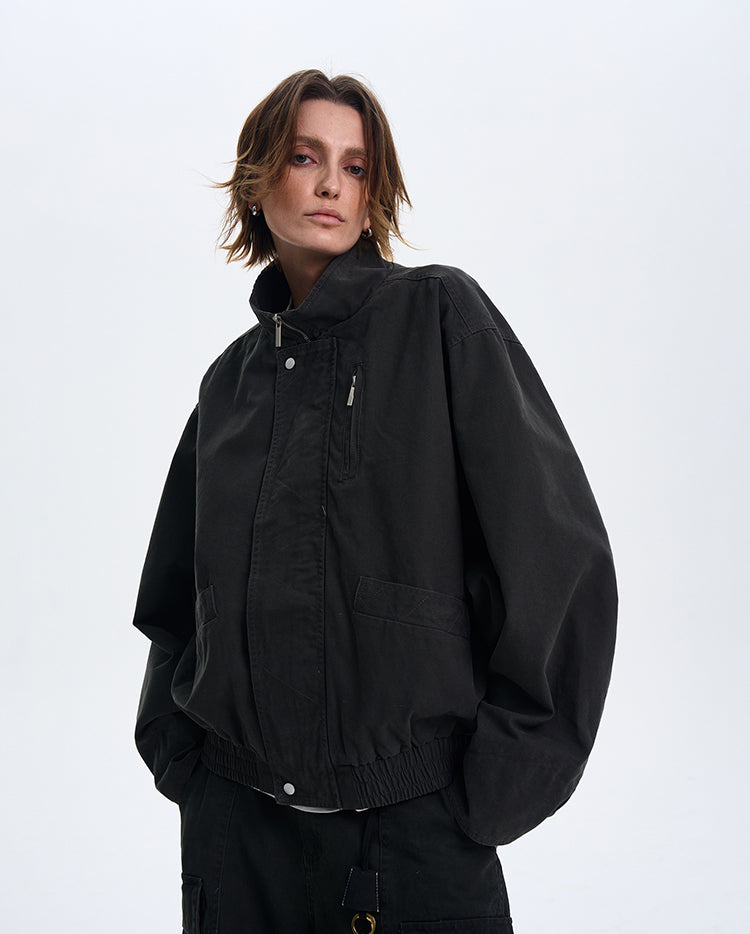 MADWITCH CROPPED BOMBER JACKET #171-1