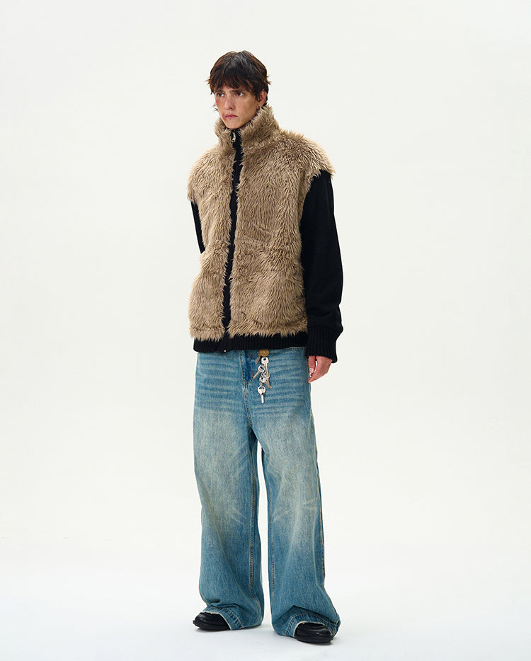 MADWITCH HEAVYWEIGHT KNIT COTTON JACKET #C178