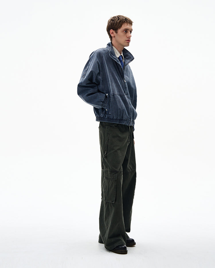 MADWITCH UNISEX DECONSTRUCTED WASHED JACKET #W223