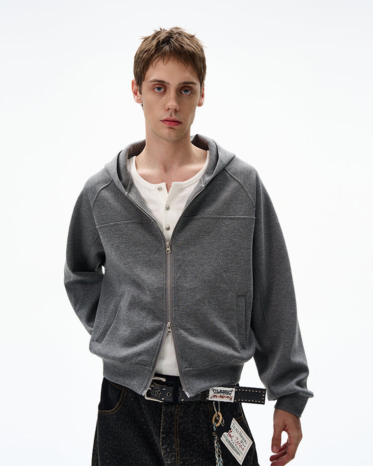 MADWITCH UNISEX HOODED CARDIGAN COAT #RH44