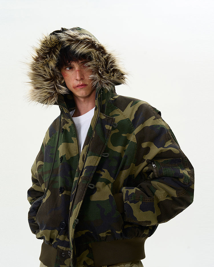 MADWITCH VINTAGE CAMO JACKET #WL4447