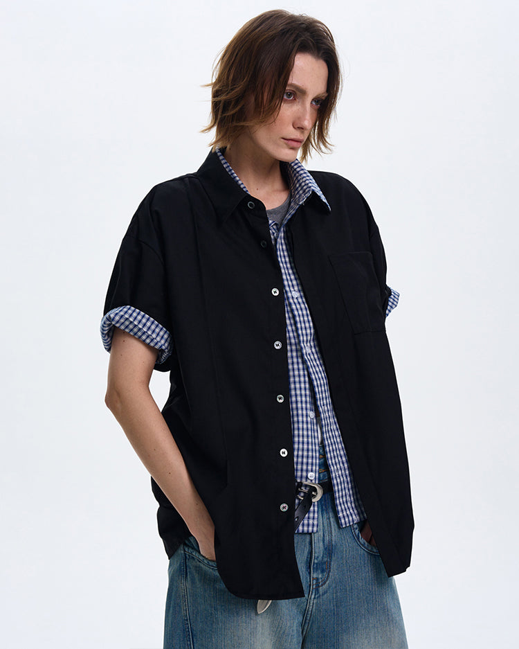 MADWITCH SOLID COLOR CASUAL T-SHIRT #AW2533
