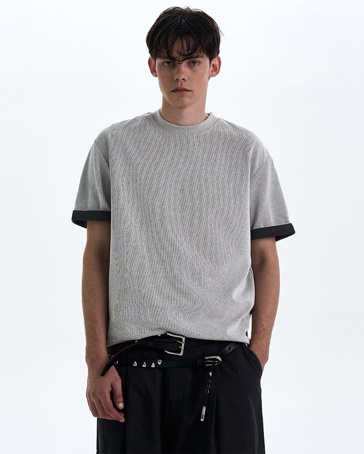 MADWITCH COLOR BLOCK SHORT TEE #C1980C25