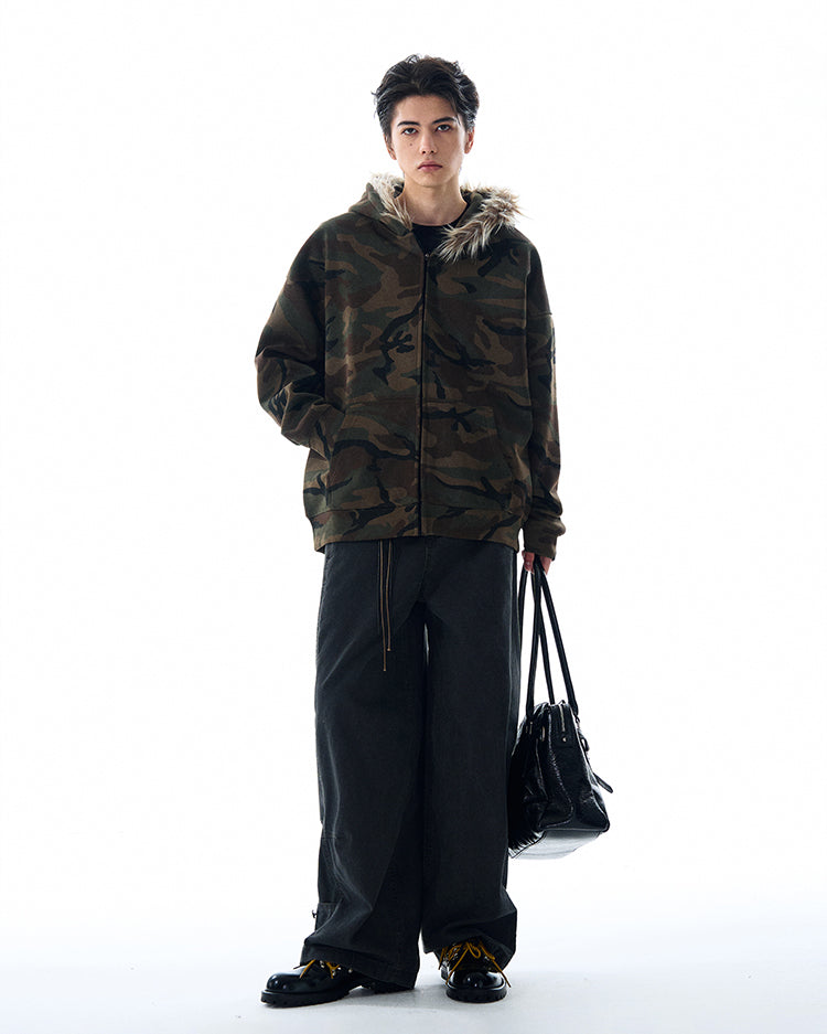 MADWITCH VINTAGE FLEECE LINED JACKET #0206